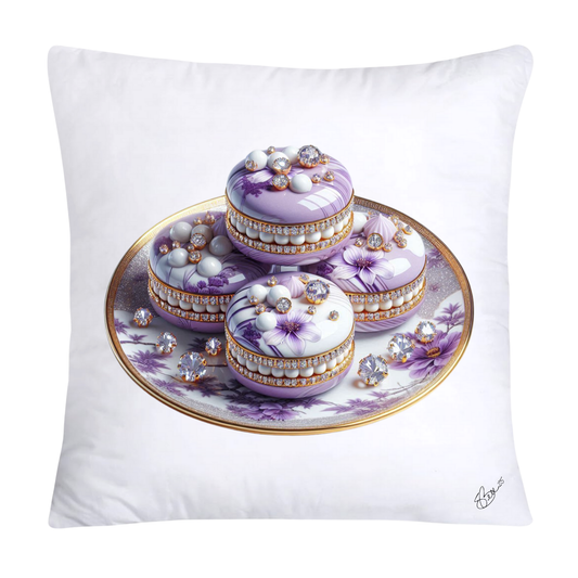 Purple Willow Sweetest Macaroon Throw Pillow Covers-269