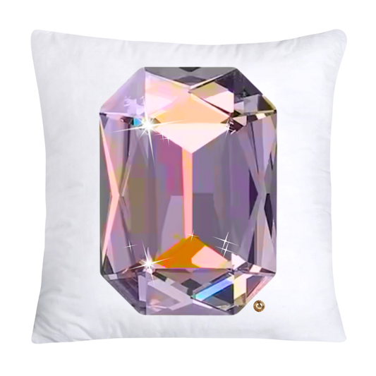 Sparkling Diamonds and Gemstone Pillow Covers 18x18-2666