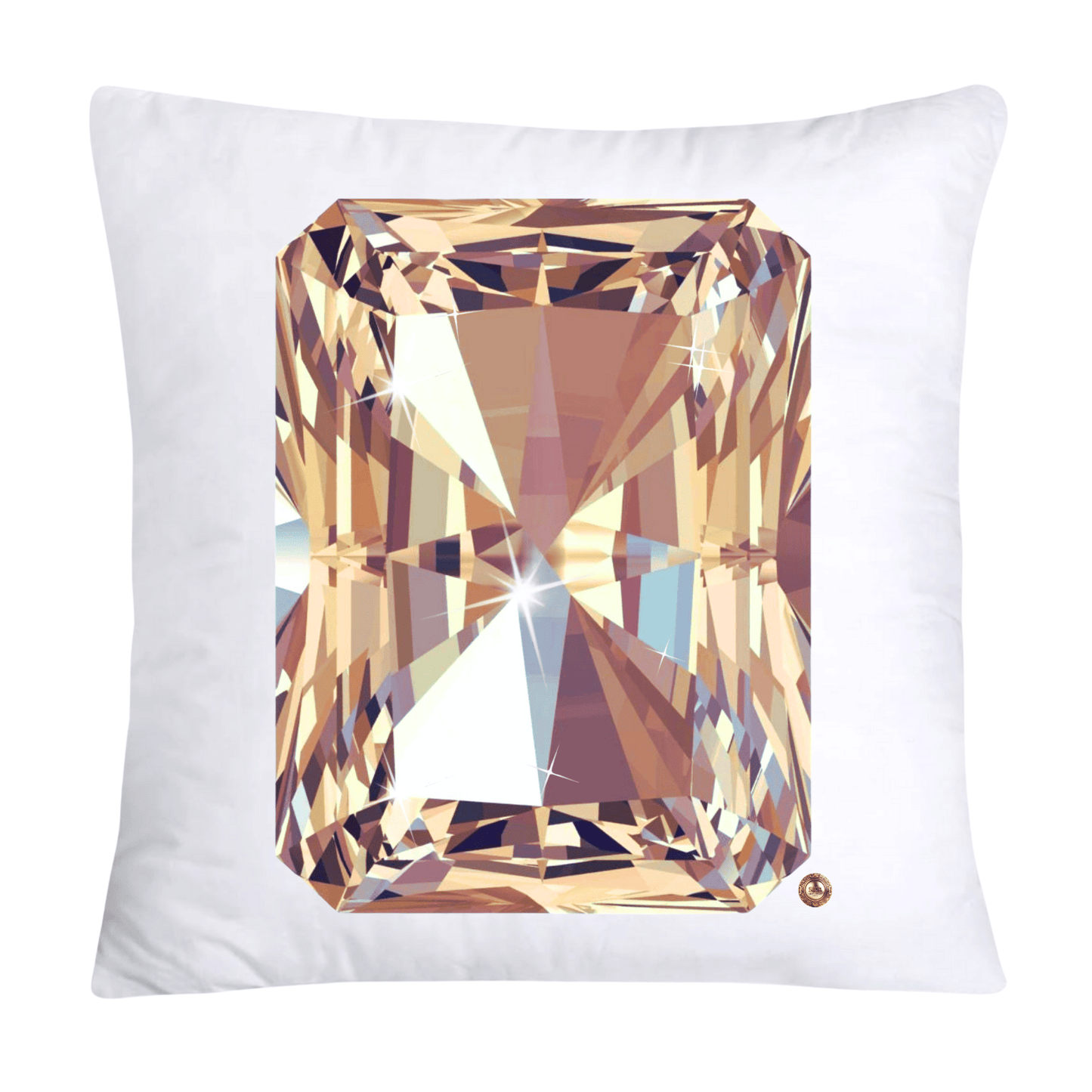 Sparkling Diamonds and Gemstone Pillow Covers 18x18-2657