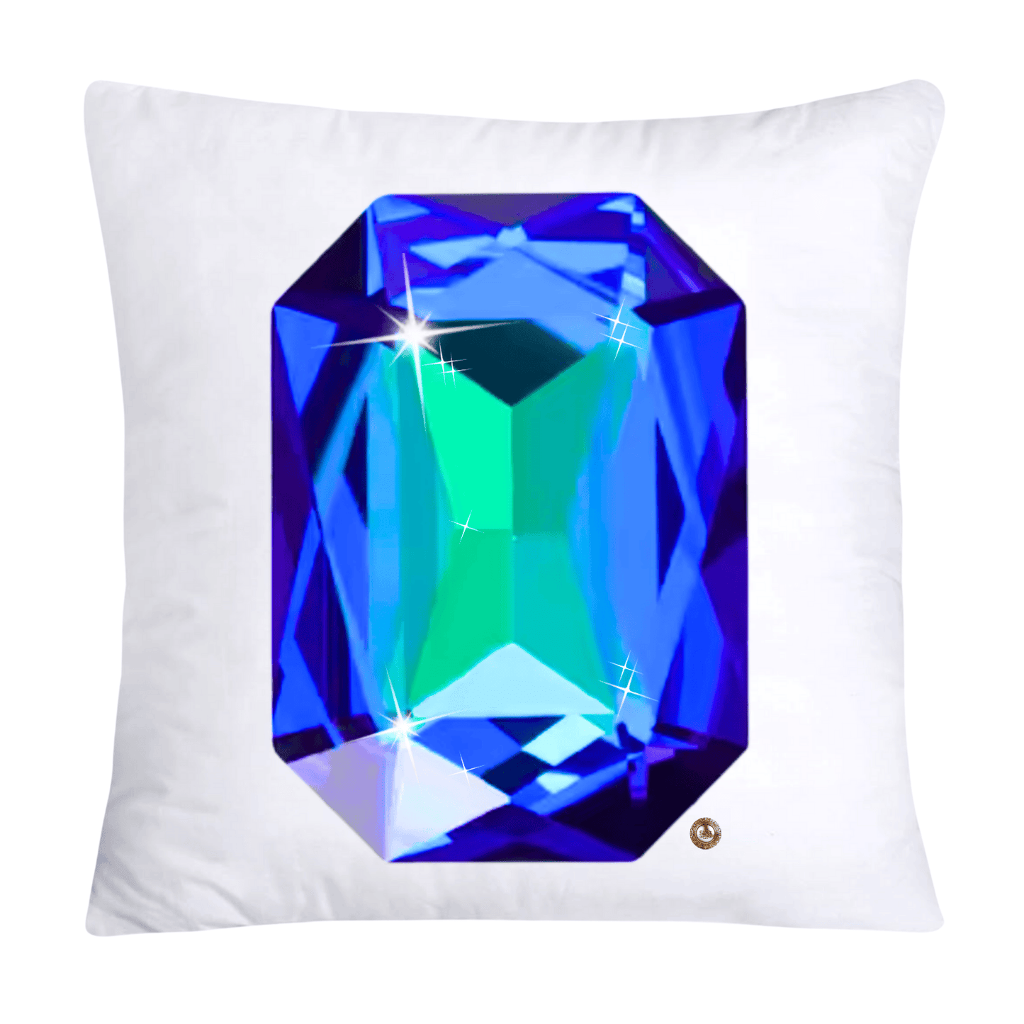 Sparkling Diamonds and Gemstone Pillow Covers 18x18-2669