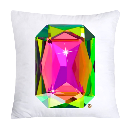 Sparkling Diamonds and Gemstone Pillow Covers 18x18-2701
