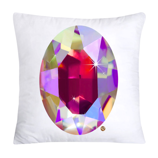 Sparkling Diamonds and Gemstone Pillow Covers 18x18-2715