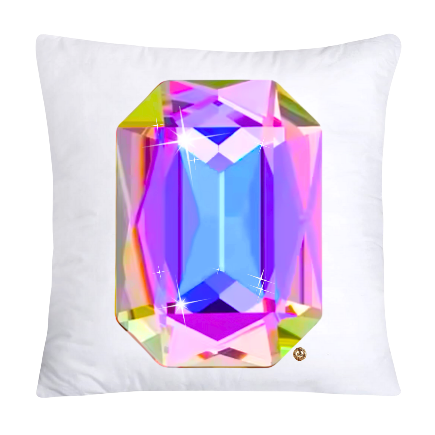 Sparkling Diamonds and Gemstone Pillow Covers 18x18-2665