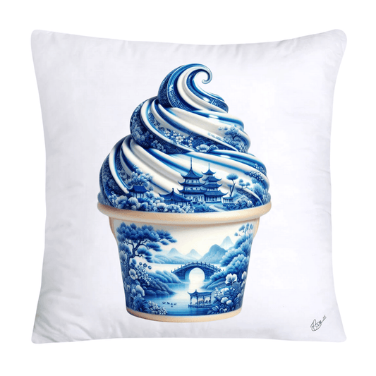 Blue Willow Adorable Ice Cream Pillow Covers-2913