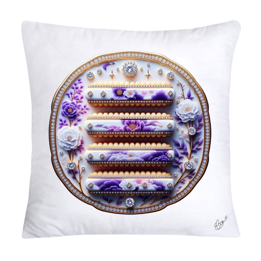 Purple Willow Sweetest Macaroon Throw Pillow Covers-263