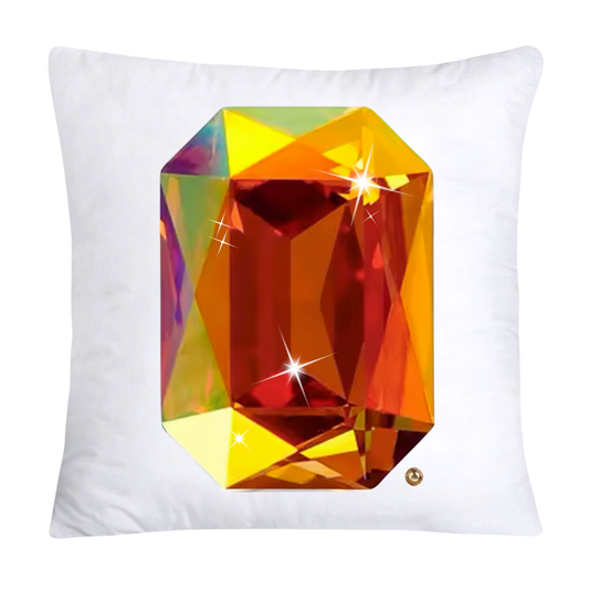 Sparkling Diamonds and Gemstone Pillow Covers 18x18-2677