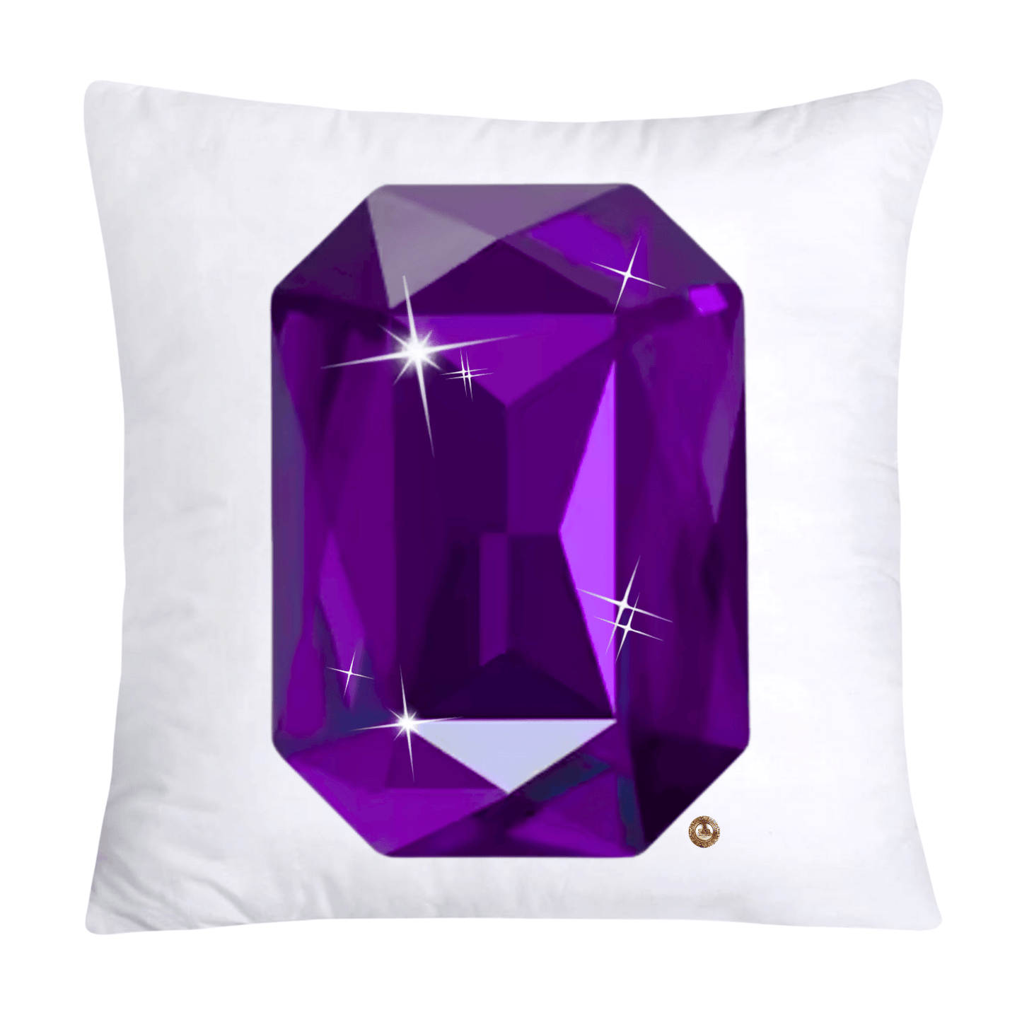 Sparkling Diamonds and Gemstone Pillow Covers 18x18-2703