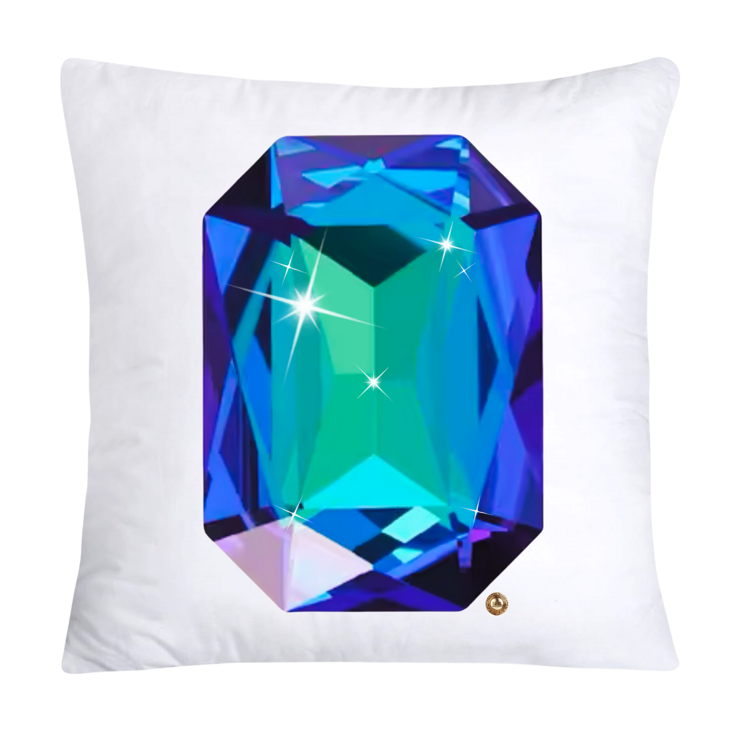 Sparkling Diamonds and Gemstone Pillow Covers 18x18-2675
