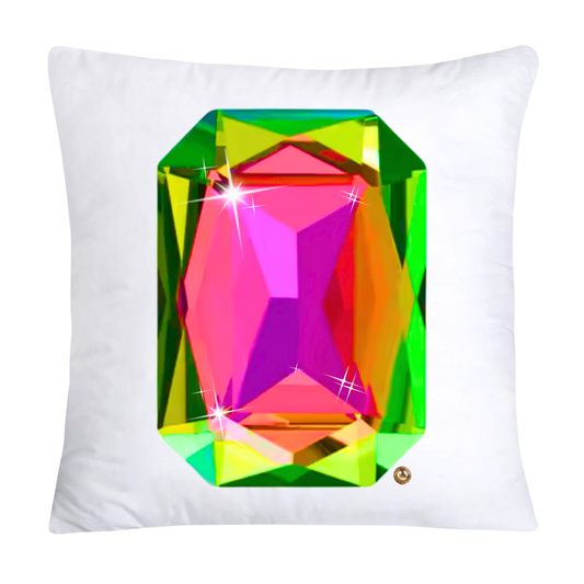 Sparkling Diamonds and Gemstone Pillow Covers 18x18-2692