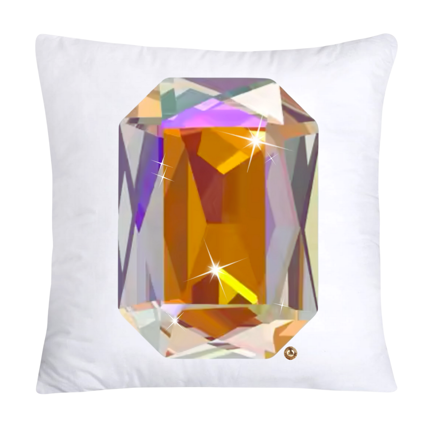 Sparkling Diamonds and Gemstone Pillow Covers 18x18-2680