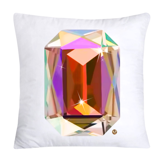 Sparkling Diamonds and Gemstone Pillow Covers 18x18-2681