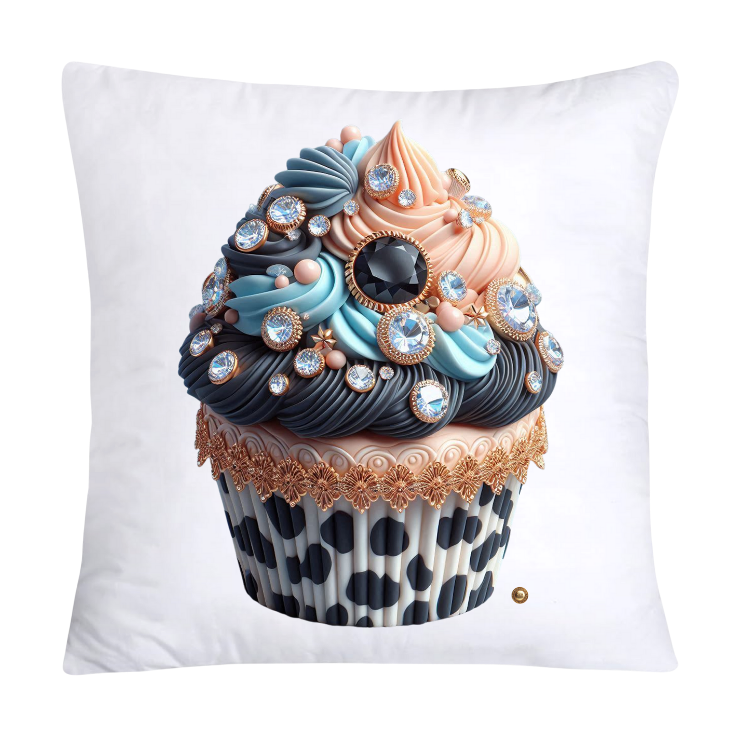 Wild Animal Print Cupcake Throw Pillow Covers 18X18-3754