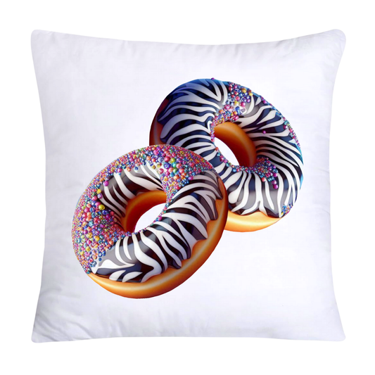 Wild Animal Print Donut Throw Pillow Covers 18x18-1818