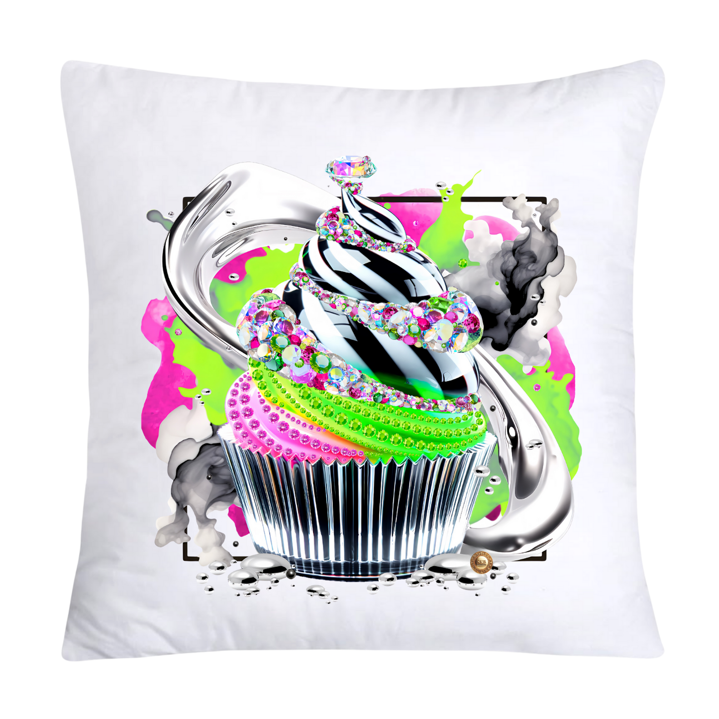 Stunning Neon Zebra Print 18x18 Pillow Covers-455