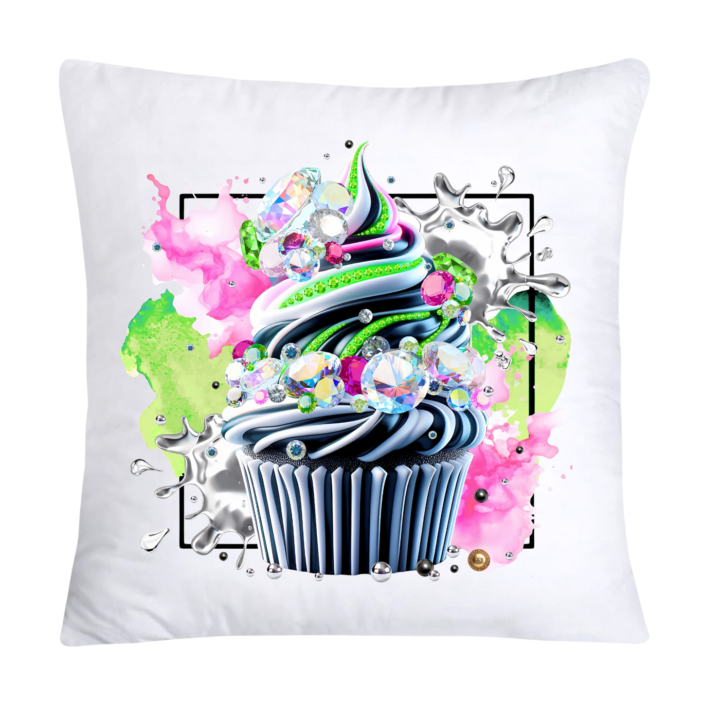 Stunning Neon Zebra Print 18x18 Pillow Covers-457