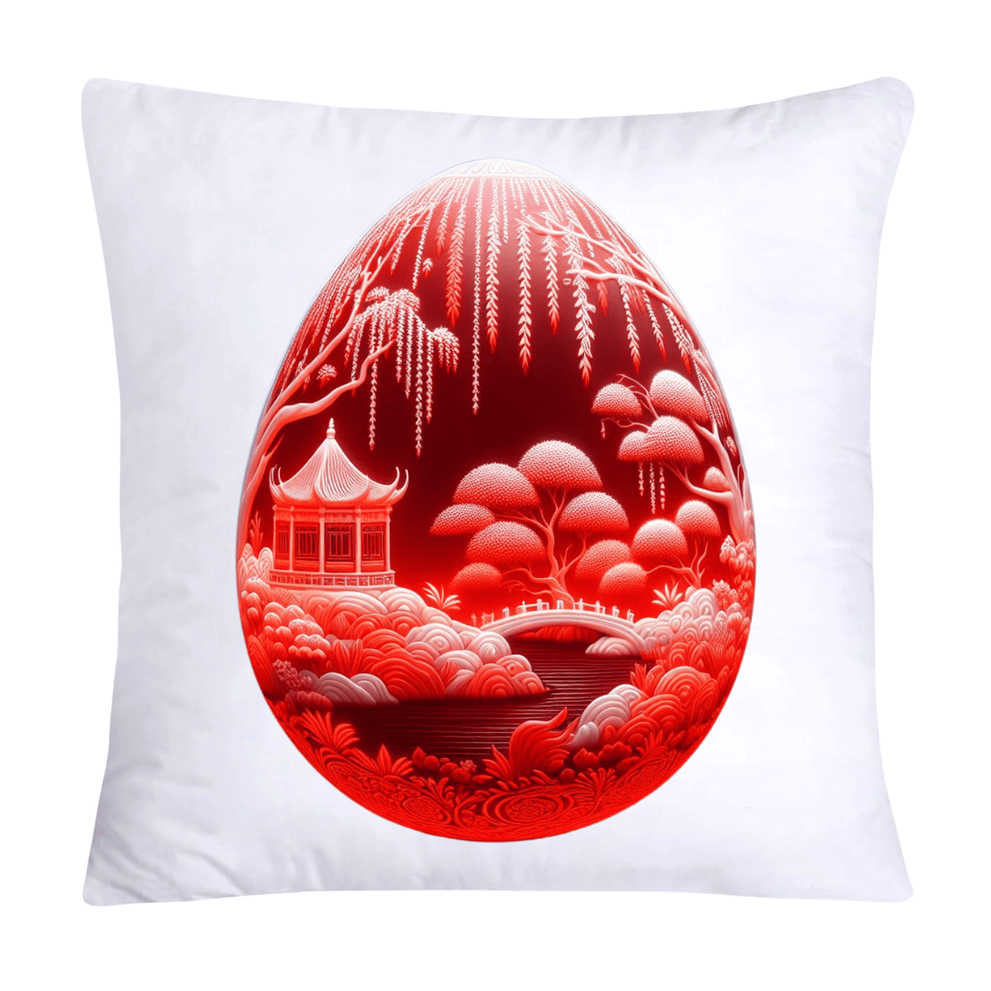 Orange Willow Egg 18x18 Pillow Covers-985