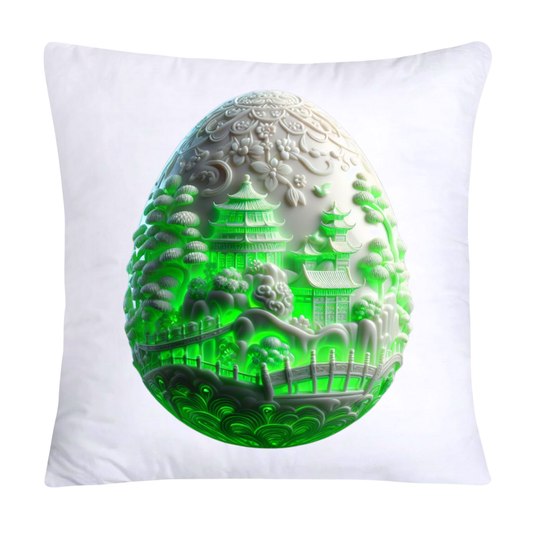 Green Willow Classic Egg 18x18 Pillow Covers-992