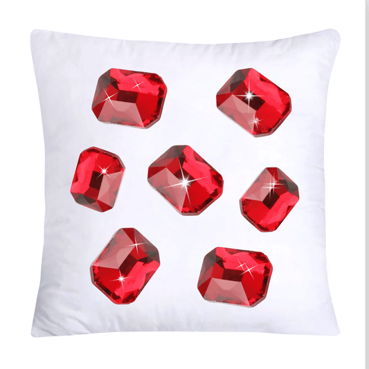 Sparkling Diamonds and Gemstone Pillow Covers-3769