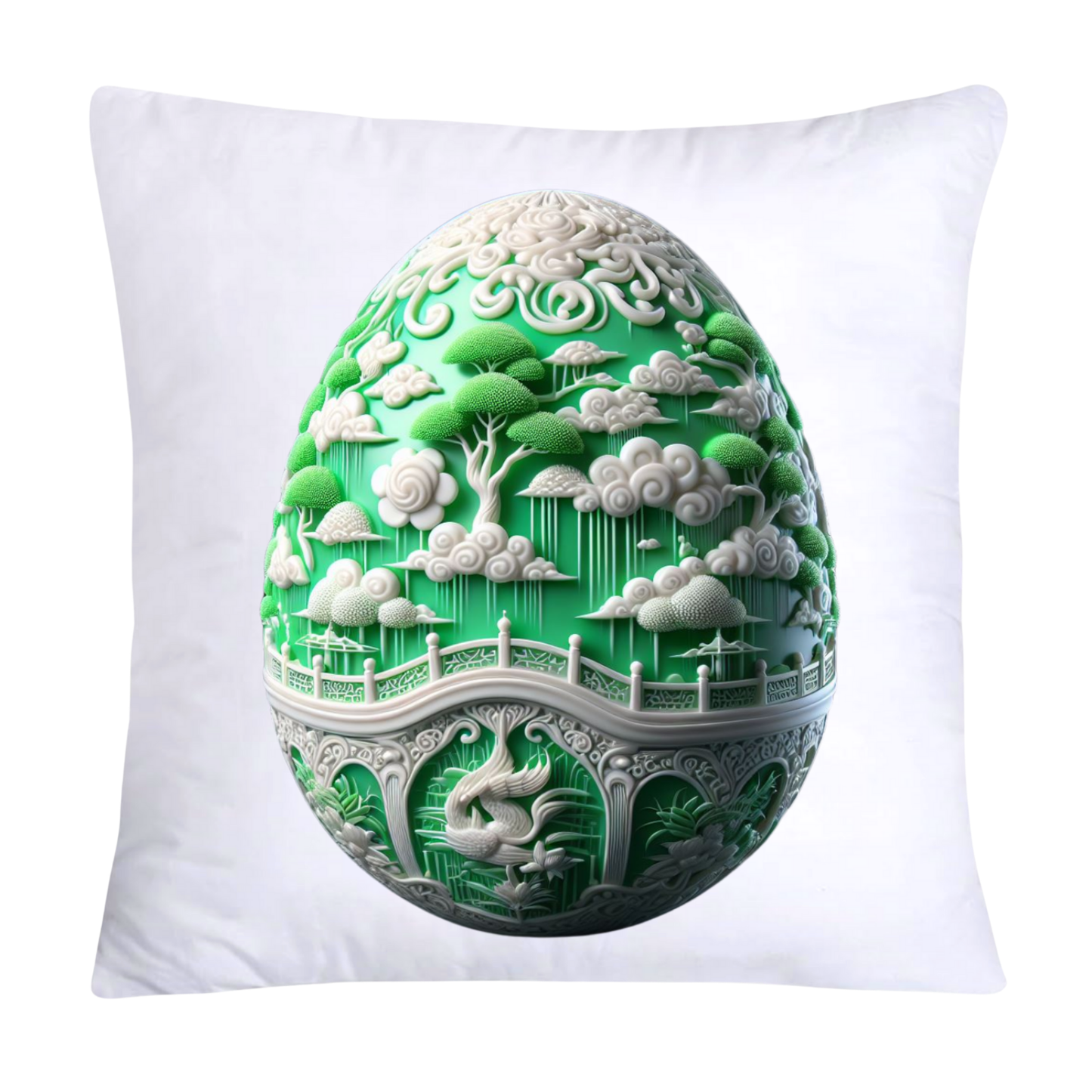 Green Willow Classic Egg 18x18 Pillow Covers-2470