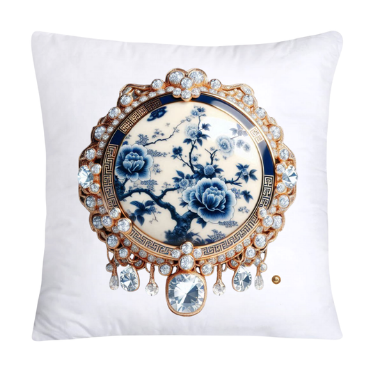 Blue Willow 18x18 Adorable Macaroon Throw Pillow Covers-1845