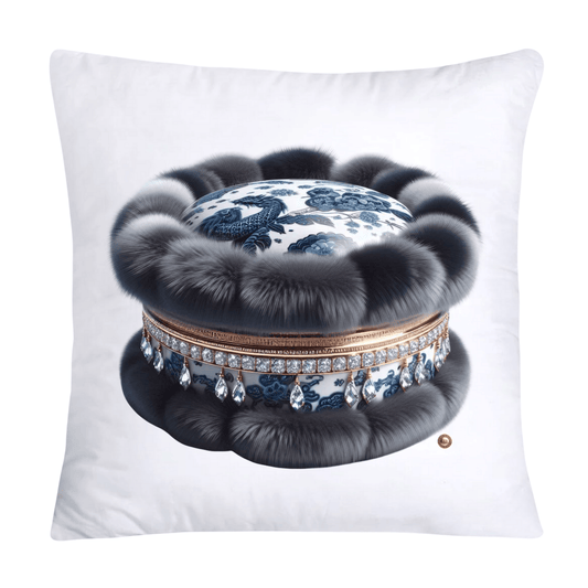 Blue Willow 18x18 Adorable Macaroon Throw Pillow Covers-1858