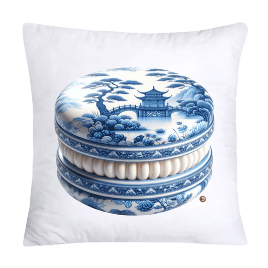 Blue Willow 18x18 Adorable Macaroon Pillow Covers-288