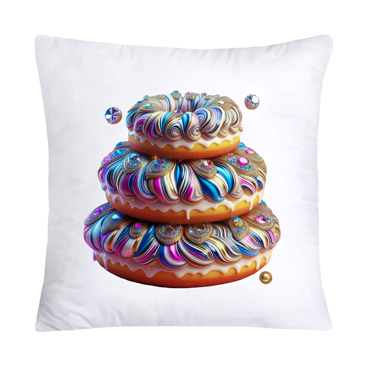 Wild Animal Print Donut Pillow Covers-2503