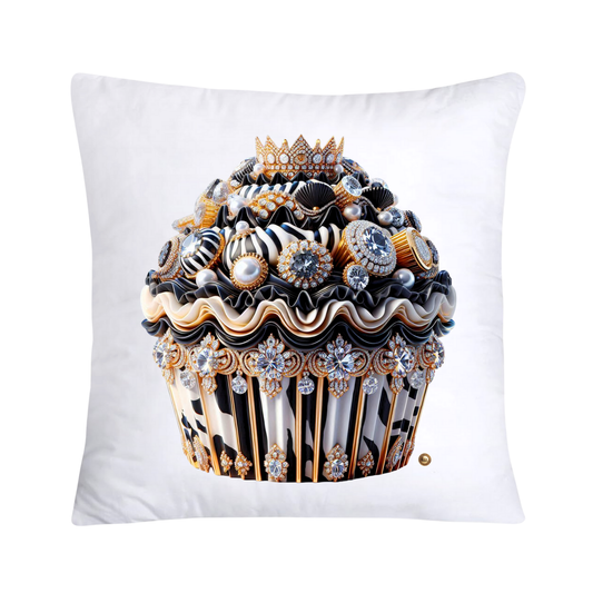 Royal and Wild Animal Print Cupcake Pillow Covers 18x18-3349