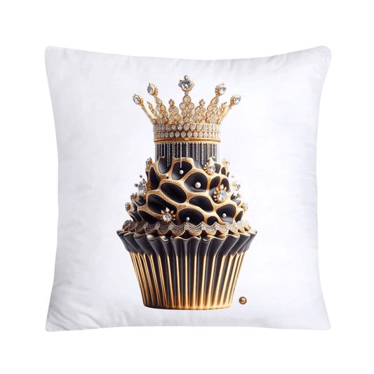 Royal and Wild Animal Print Cupcake Pillow Covers 18x18-3338