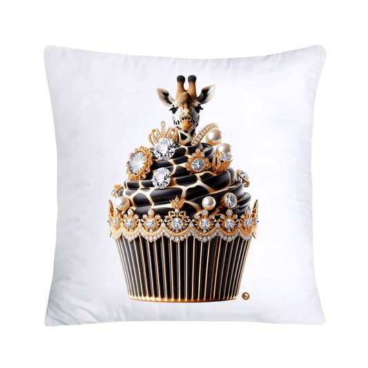 Royal and Wild Animal Print Cupcake Pillow Covers 18x18-3318