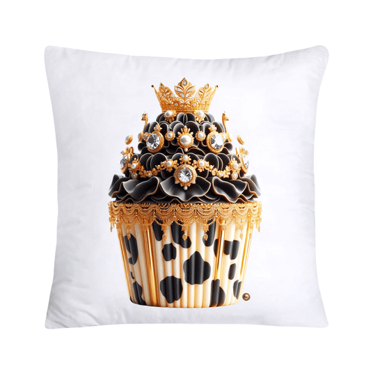 Royal and Wild Animal Print Cupcake Pillow Covers 18x18-3336