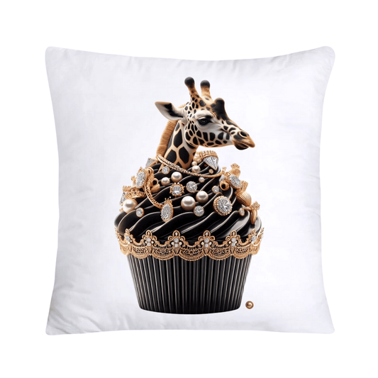 Royal and Wild Animal Print Cupcake Pillow Covers 18x18-3315