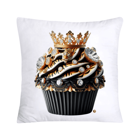 Royal and Wild Animal Print Cupcake Pillow Covers 18x18-3344