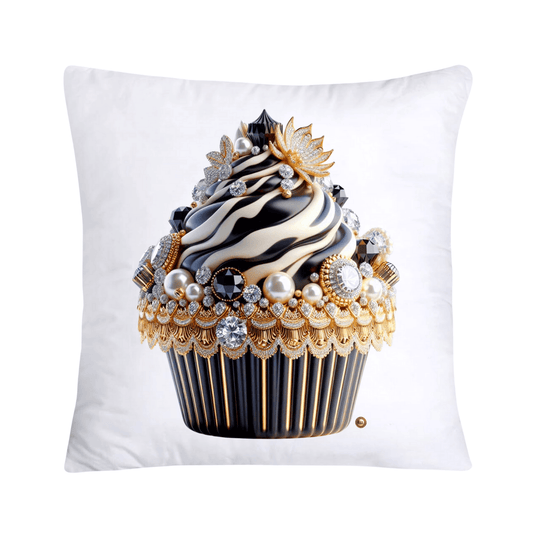 Royal and Wild Animal Print Cupcake Pillow Covers 18x18-3354