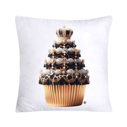 Royal and Wild Animal Print Cupcake Pillow Covers 18x18-3339