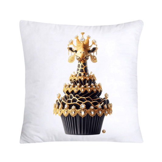 Royal and Wild Animal Print Cupcake Pillow Covers 18x18-3323