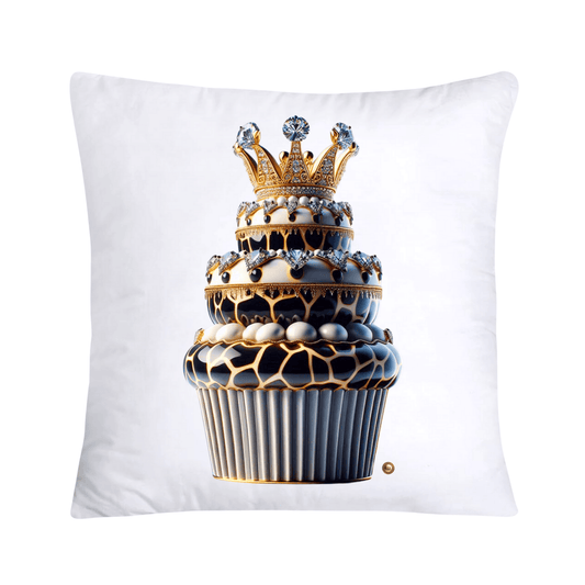 Royal and Wild Animal Print Cupcake Pillow Covers 18x18-3341