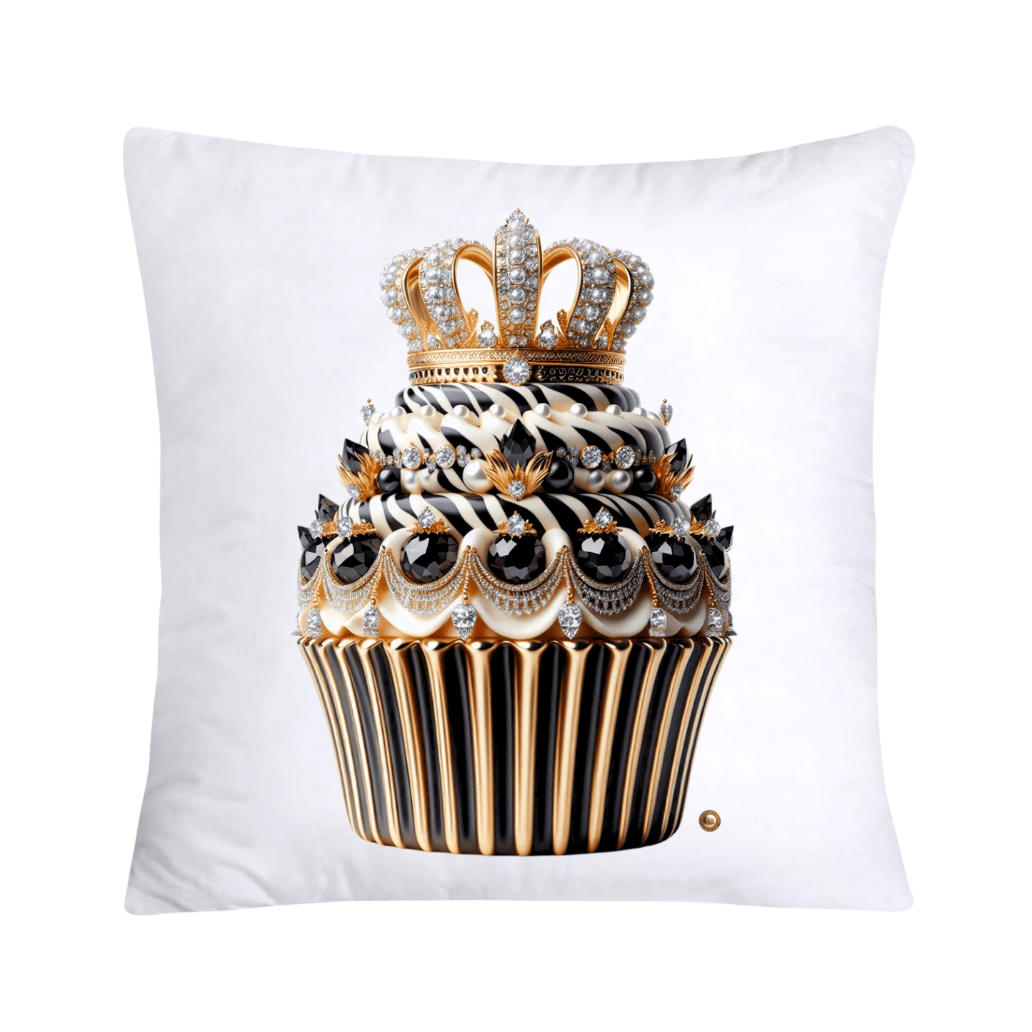 Royal and Wild Animal Print Cupcake Pillow Covers 18x18-3351