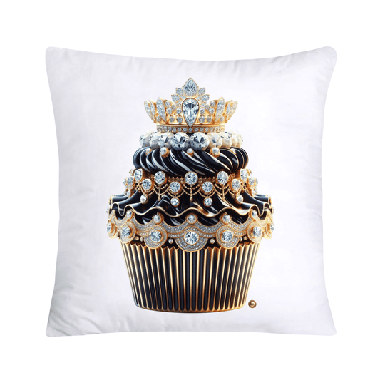 Royal and Wild Animal Print Cupcake Pillow Covers 18x18-3347