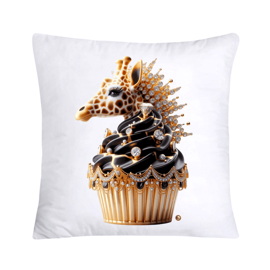 Royal and Wild Animal Print Cupcake Pillow Covers 18x18-3316