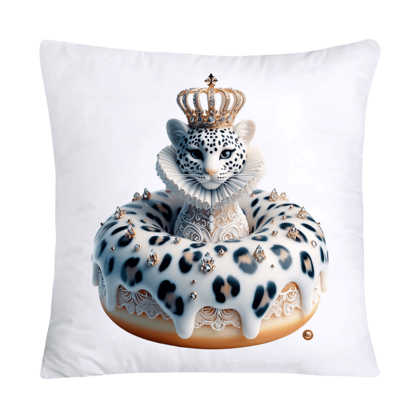 Wild Royal Animal Print Donut Pillow Covers-1973