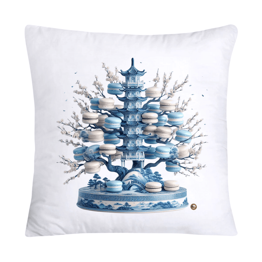 Blue Willow 18x18 Adorable Macaroon Throw Pillow Covers-1425