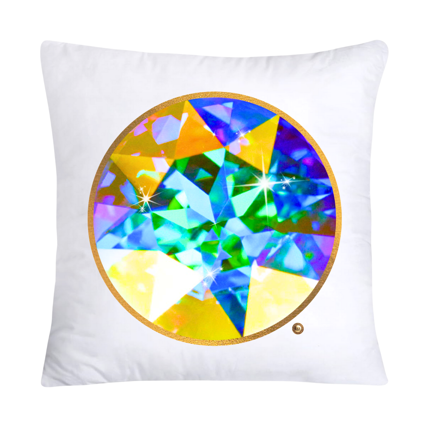 Sparkling Diamonds and Gemstone Pillow Covers-533