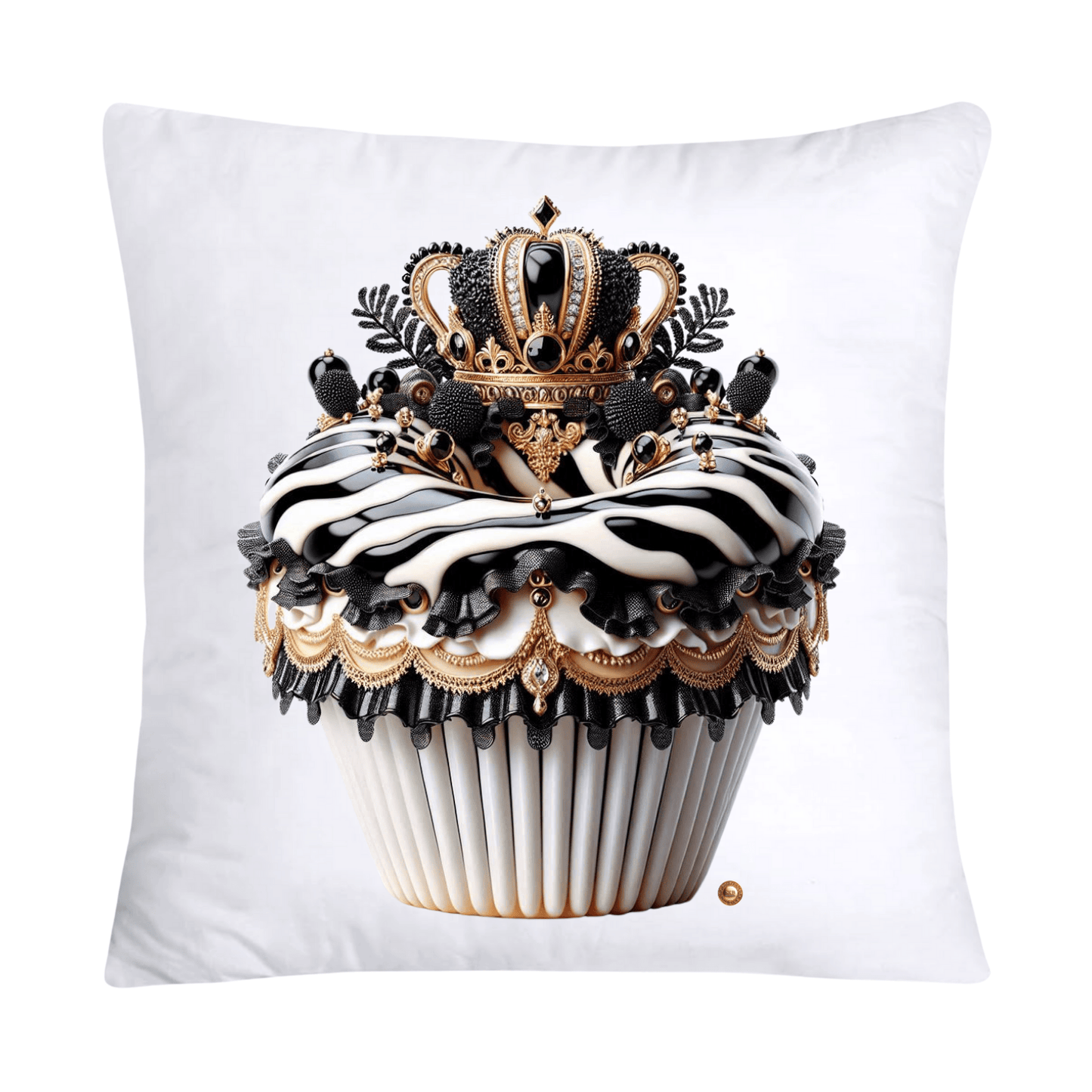 18x18 Wild Royal Animal Print Donut Pillow Covers-1996