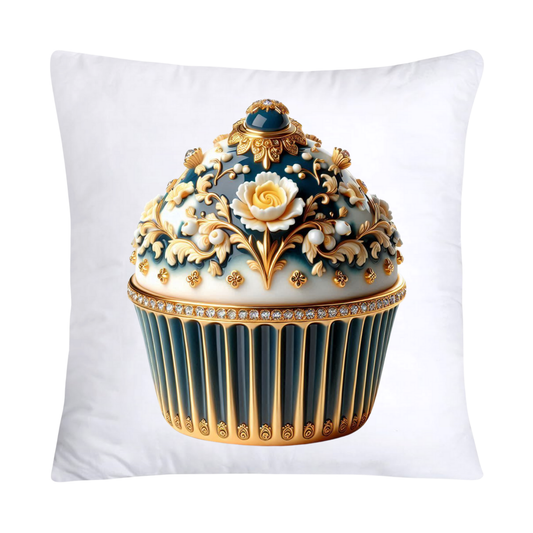 Blue Willow Chinoiserie Cupcake Throw Pillow Covers 18X18-3030