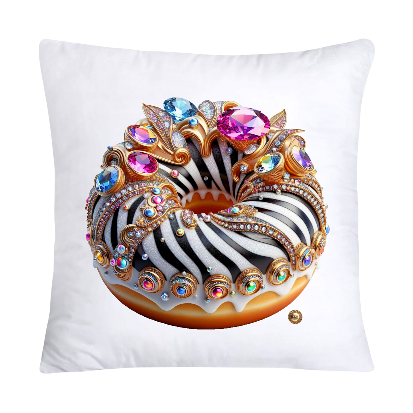 Wild Animal Print Donut Pillow Covers-2483