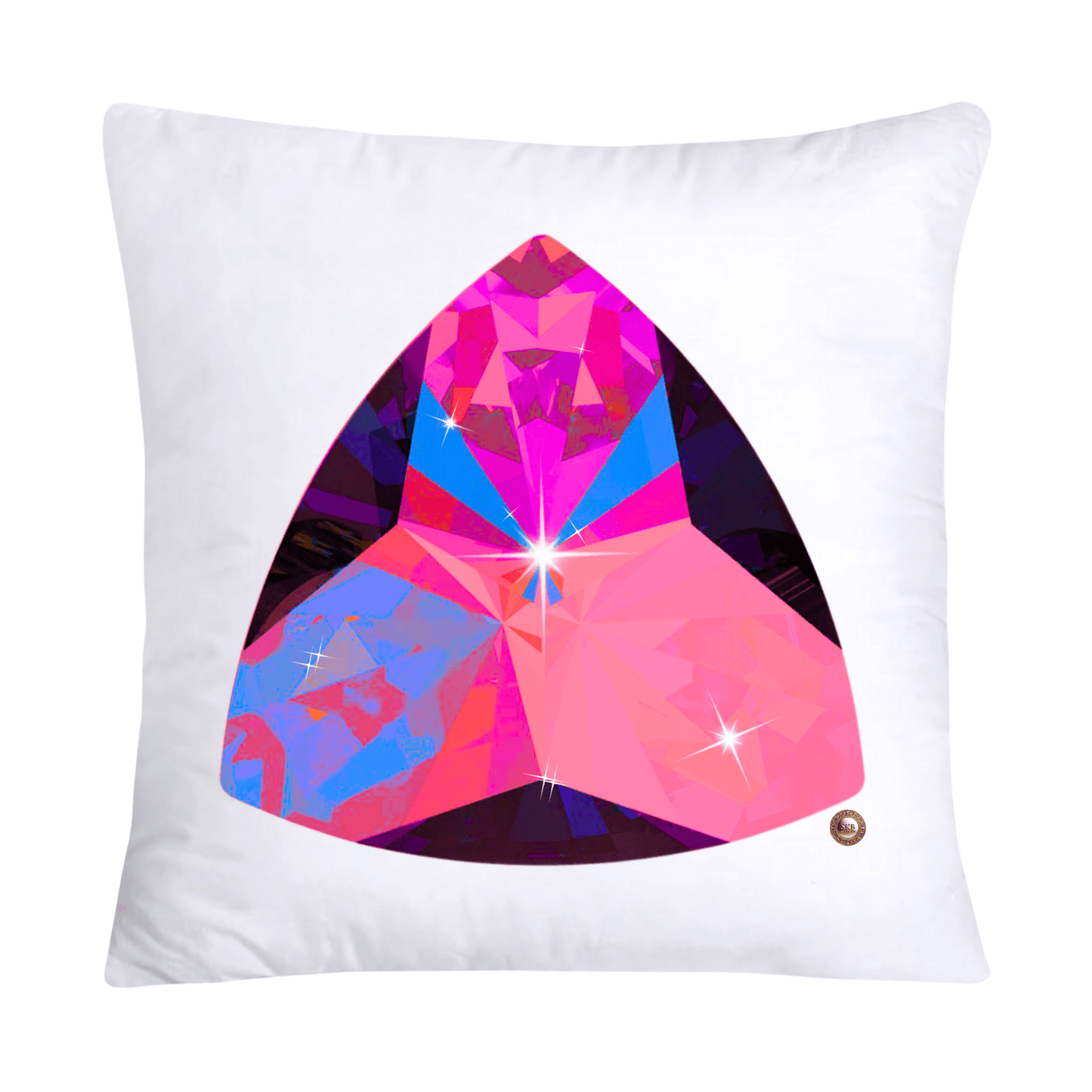 Sparkling Diamonds and Gemstone Pillow Covers 18x18-2145