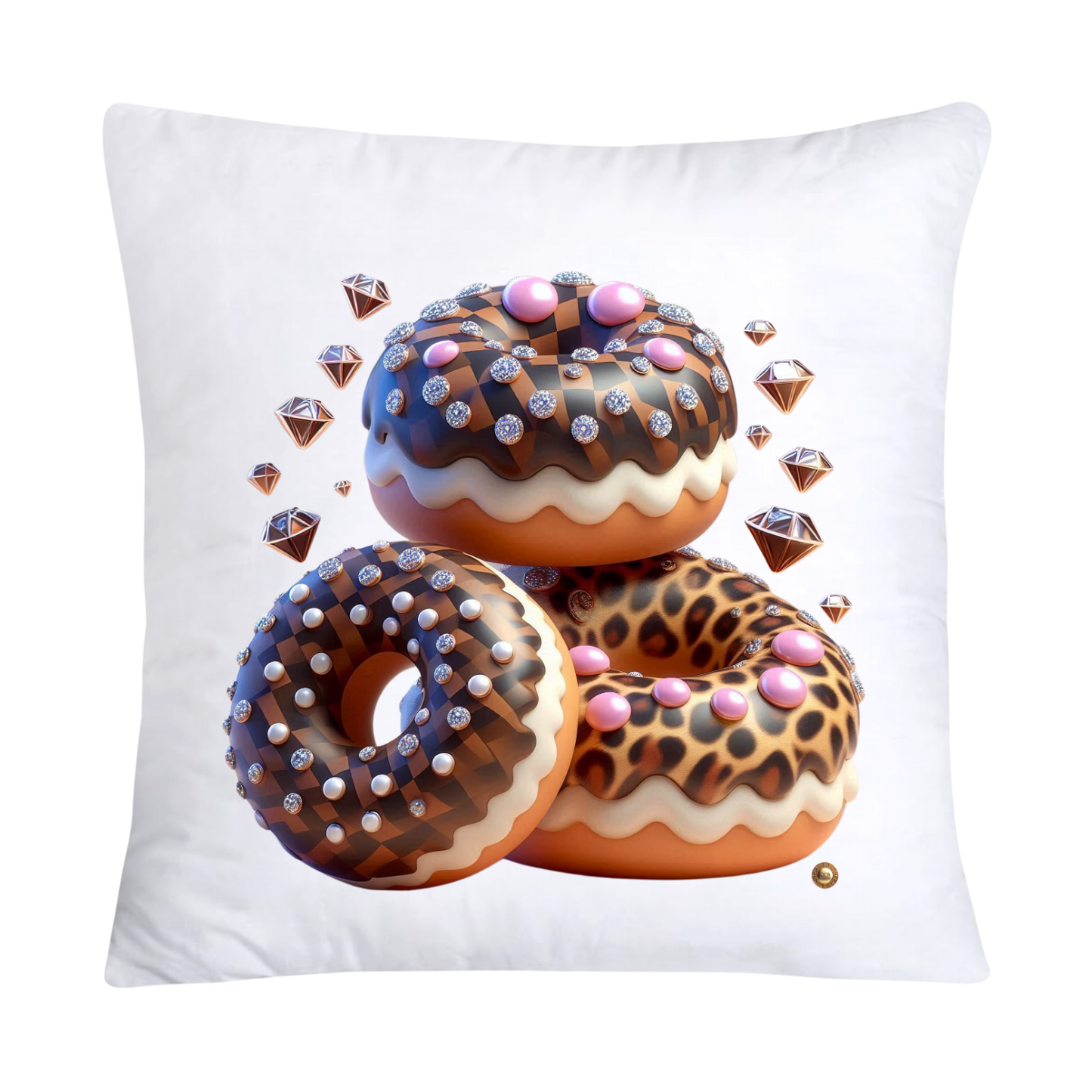 Wild Animal Print Donut Pillow Covers-2601