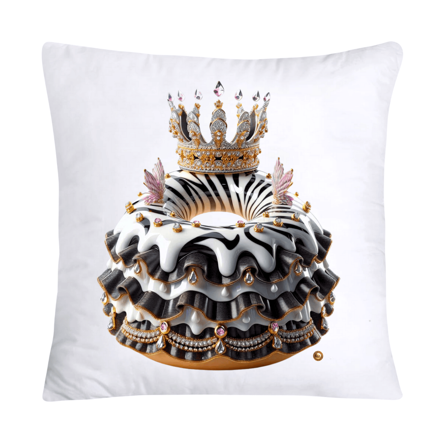 Wild Royal Animal Print Donut Pillow Covers-1983