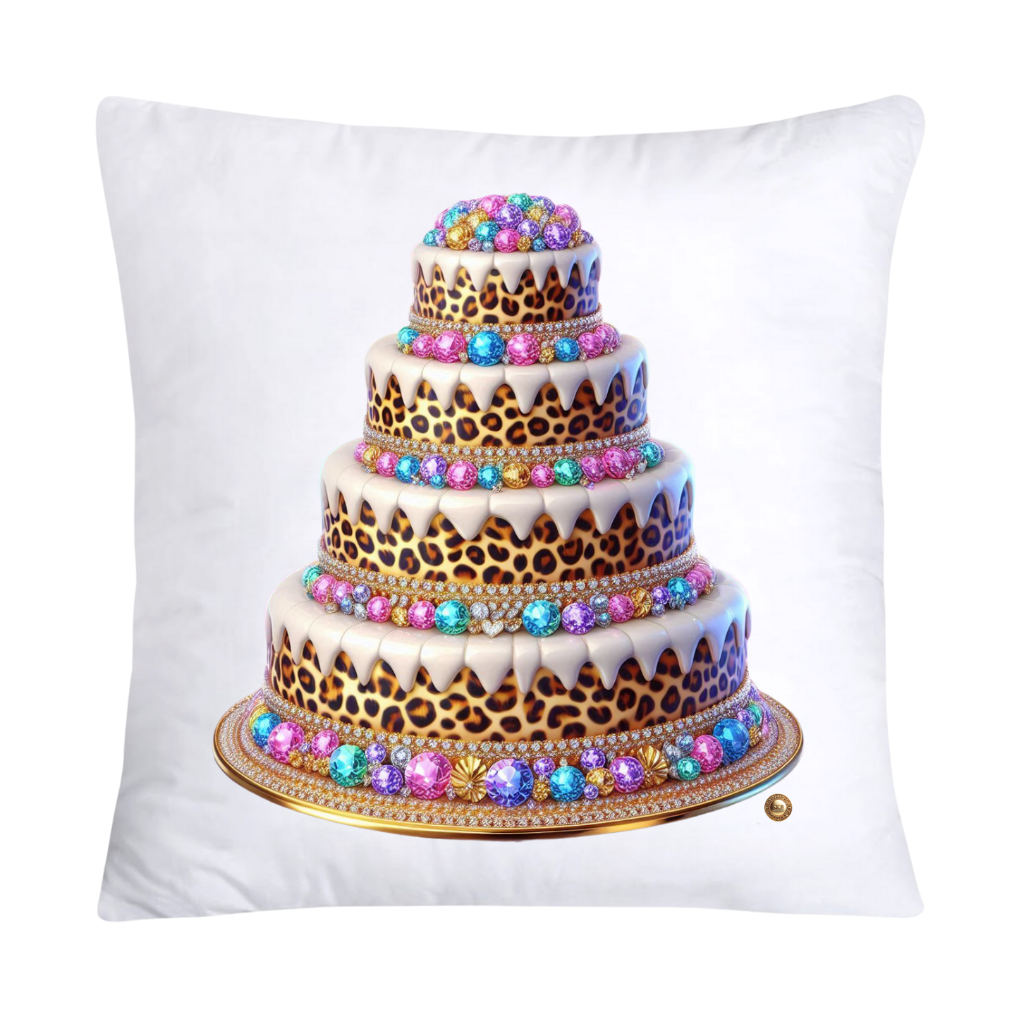 18X18 Wild Animal Print Cake Stunning Pillow Covers-785